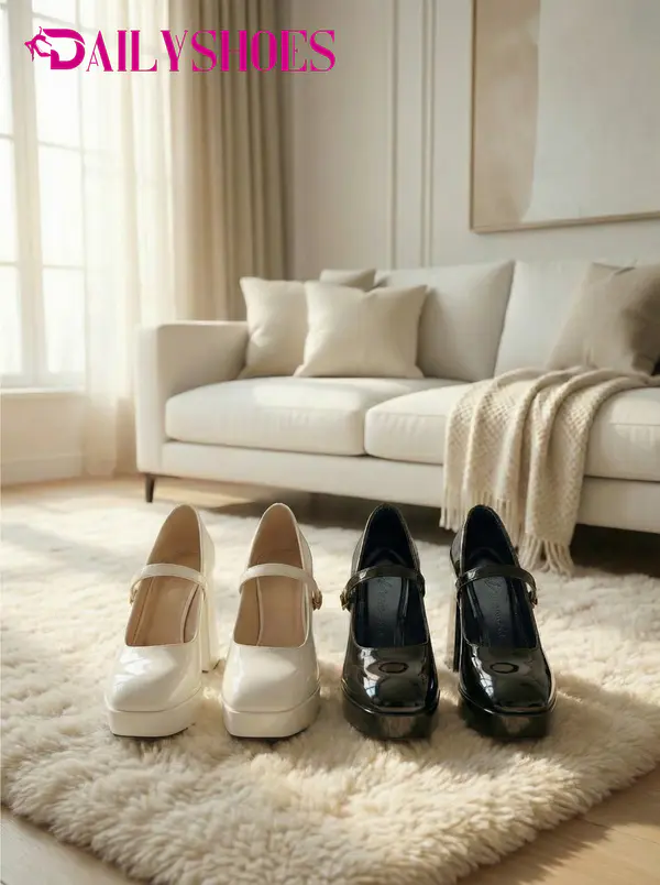 Giày Cao Gót Mary Jane 7 phân GCGMJ7001
