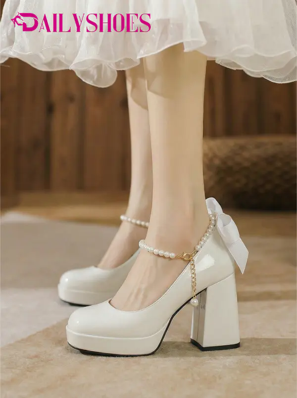 Giày Cao Gót Mary Jane 10 phân GCGMJ10002