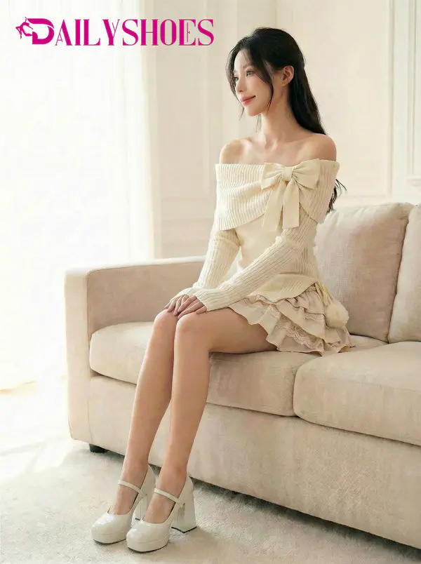 Giày Cao Gót Mary Jane 7 phân GCGMJ7001