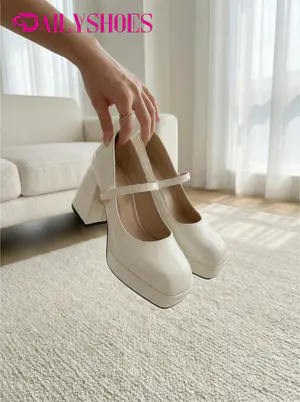 Giày Cao Gót Mary Jane 7 phân GCGMJ7001