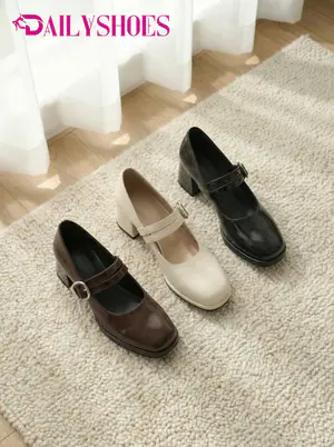 Giày Cao Gót Mary Jane 5 phân GCGMJ5002