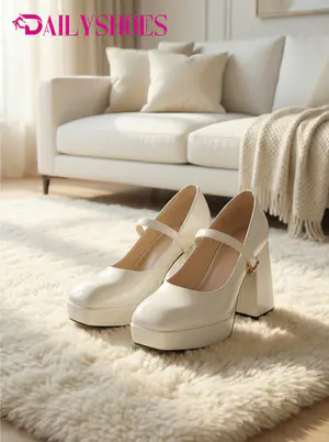 Giày Cao Gót Mary Jane 7 phân GCGMJ7001